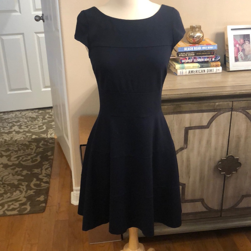 CLASSY NAVY BLUE DRESS BY BANANA REPUBLIC